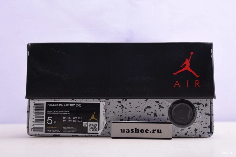 Cheap (2020)  4 CU1110-010 Cat Jordan Black Retro 0513